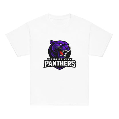 Classic | Youth T Shirt | Panama City Panthers | Mascot Logo