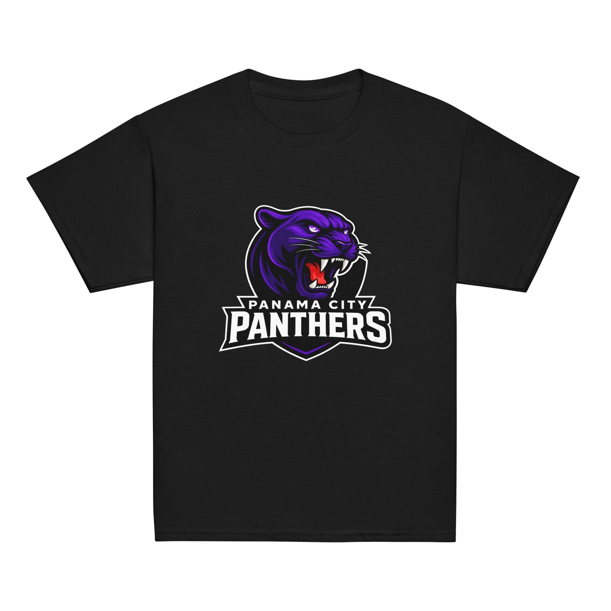 Classic | Youth T Shirt | Panama City Panthers | Mascot Logo