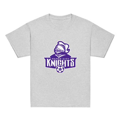 Classic | Youth T Shirt | Paper City Futbol Club | Emblem Logo