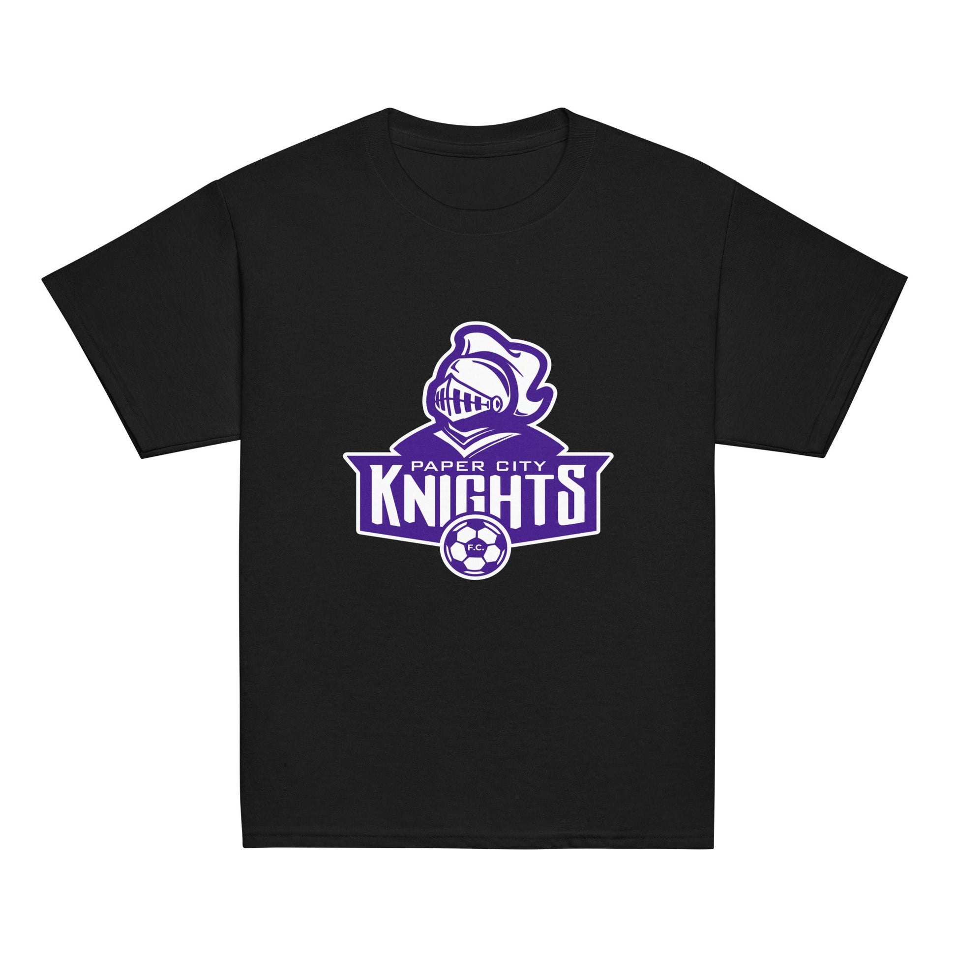 Classic | Youth T Shirt | Paper City Futbol Club | Emblem Logo