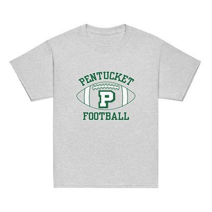 Classic | Youth T Shirt | Pentucket Youth Football and Cheer | Varsity Badge Logo