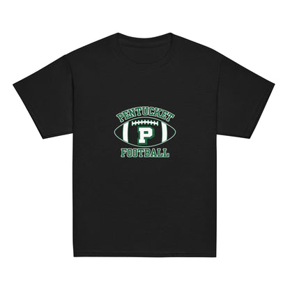 Classic | Youth T Shirt | Pentucket Youth Football and Cheer | Varsity Badge Logo