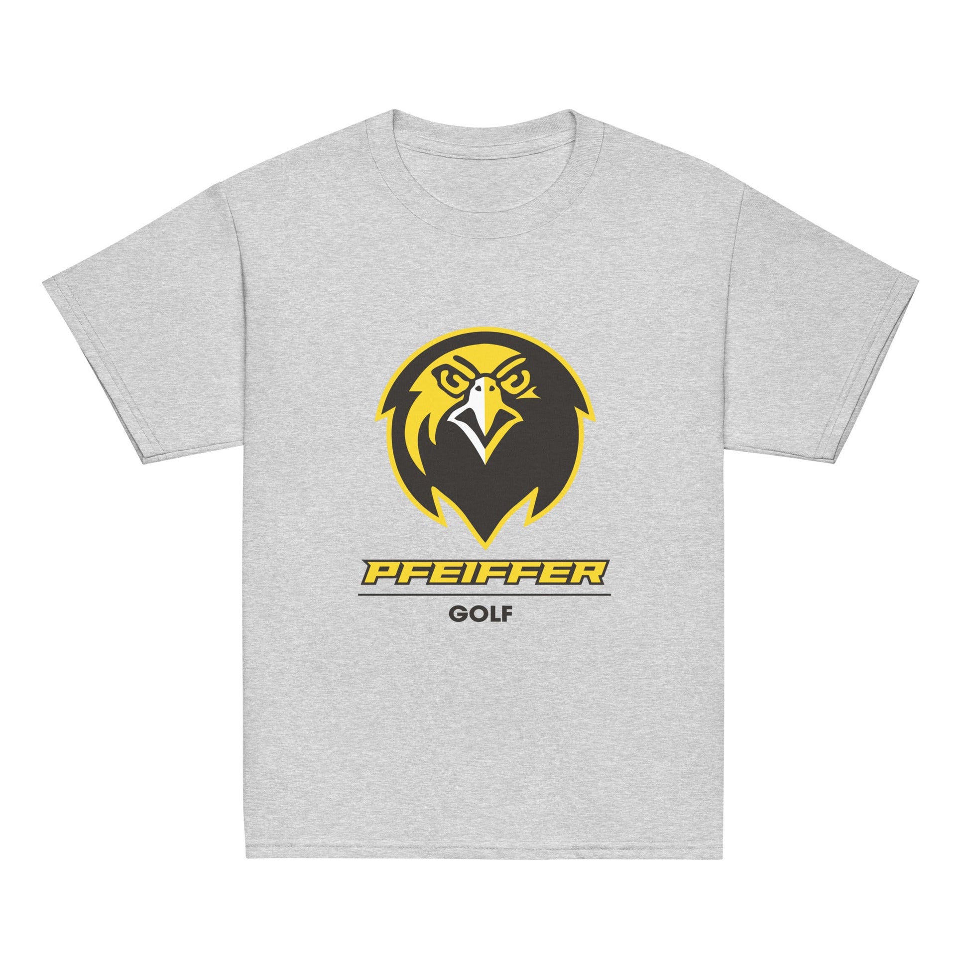 Classic | Youth T Shirt | Pfeiffer University Golf | Falcon Logo