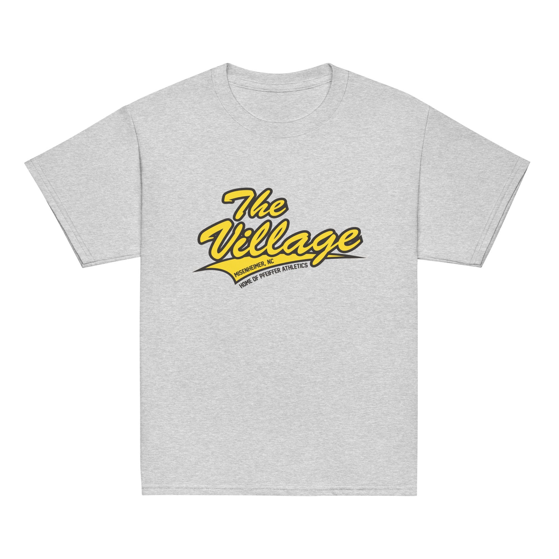Classic | Youth T Shirt | Pfeiffer University Golf | Village Logo