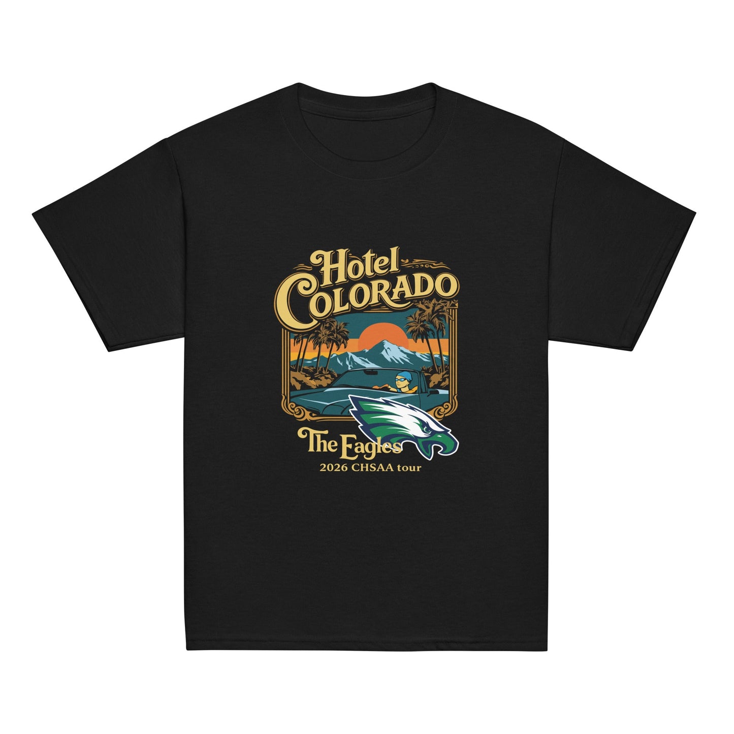 Classic | Youth T Shirt | PINE CREEK SWIM & DIVE | Hotel Colorado Logo
