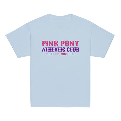Classic | Youth T Shirt | Pink Pony Athletic Club | Athletic Wordmark Logo