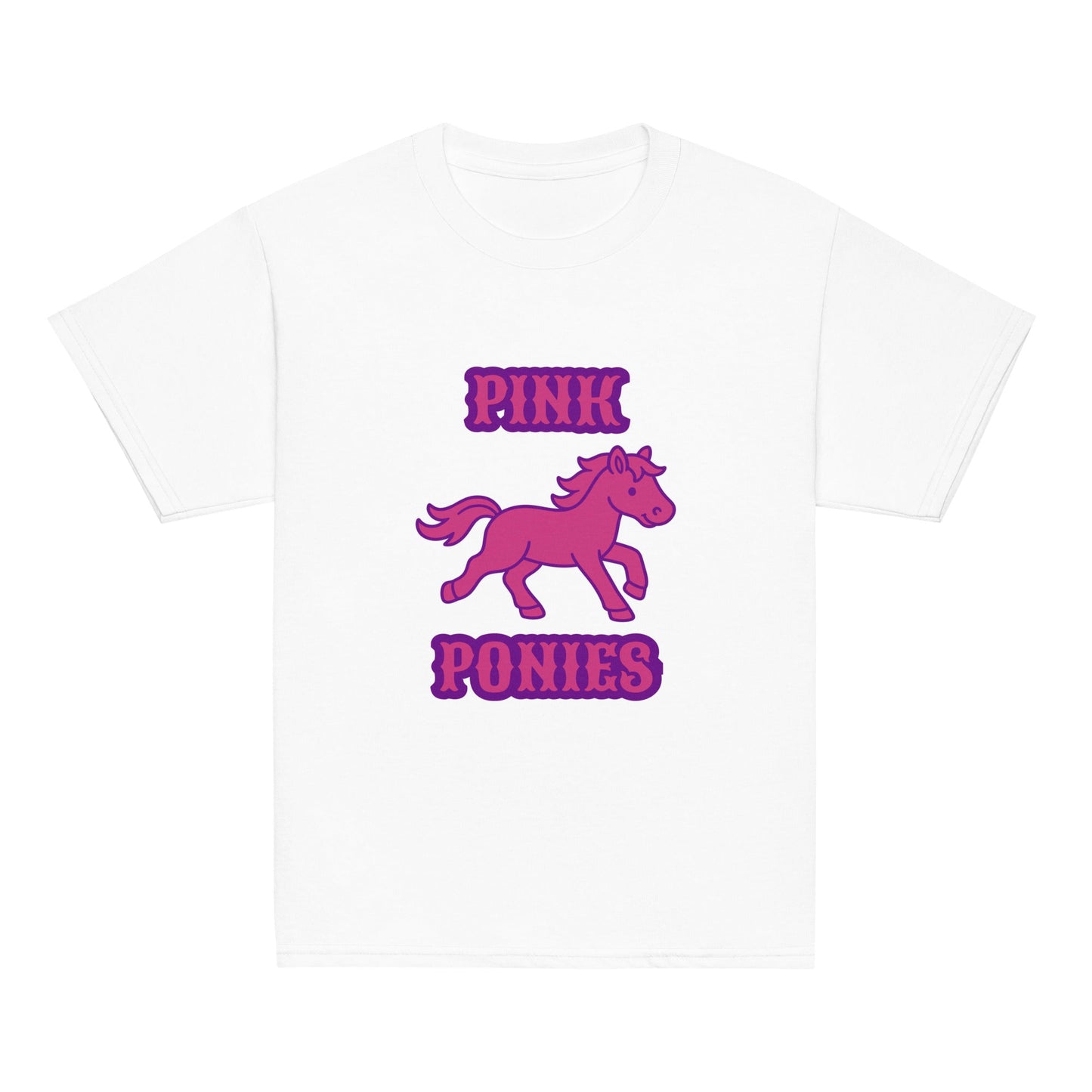 Classic | Youth T Shirt | Pink Pony Athletic Club | Emblem Logo