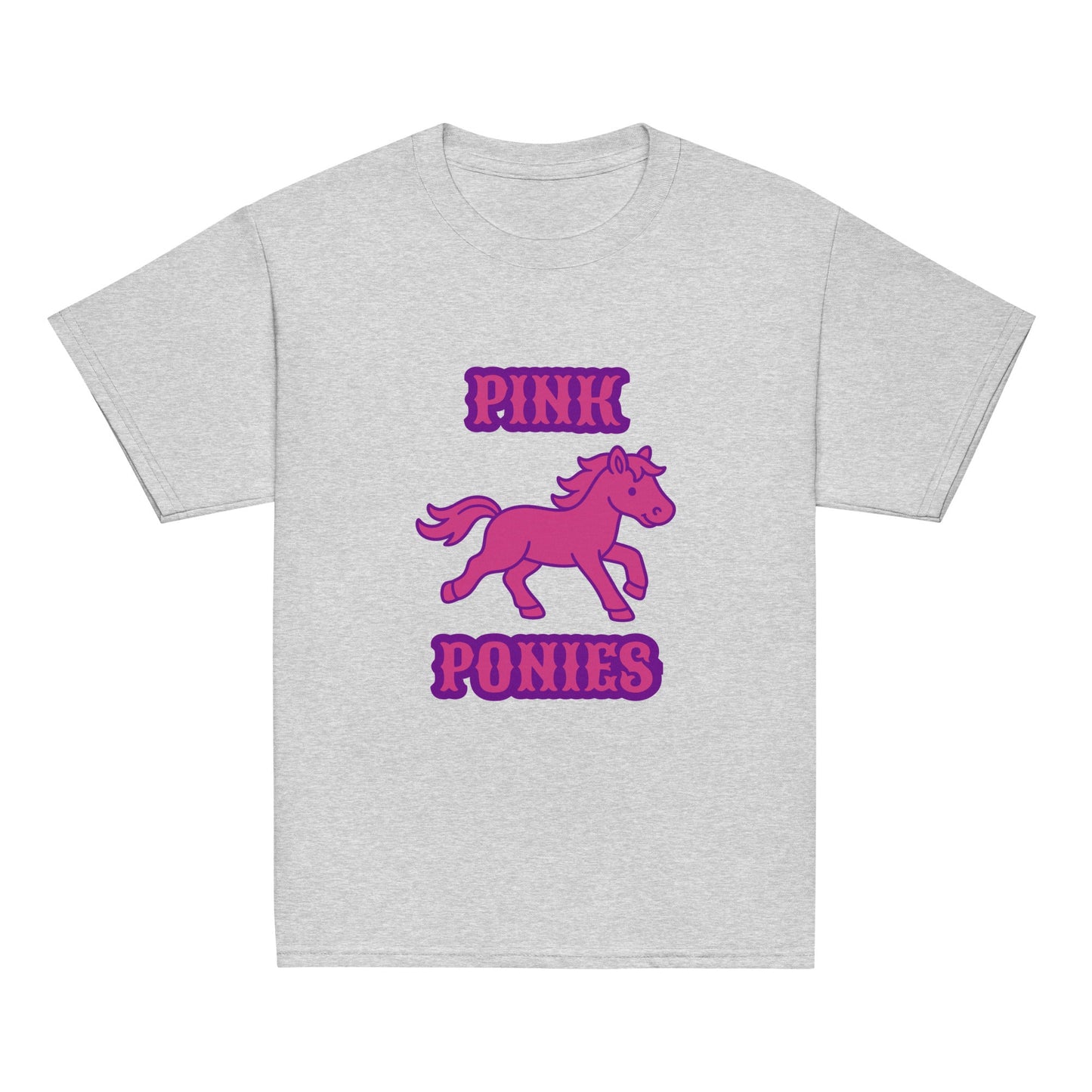 Classic | Youth T Shirt | Pink Pony Athletic Club | Emblem Logo