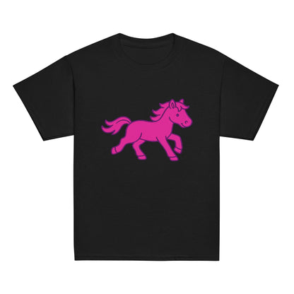 Classic | Youth T Shirt | Pink Pony Athletic Club | Mascot Logo