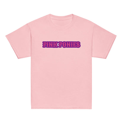 Classic | Youth T Shirt | Pink Pony Athletic Club | Script Logo