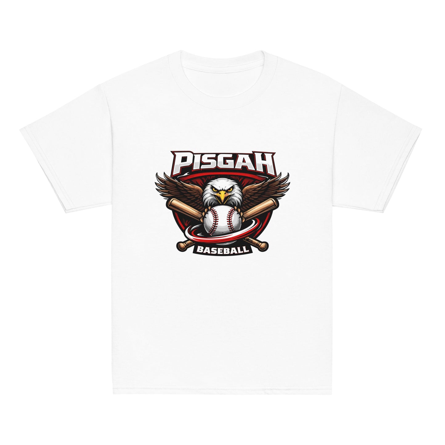 Classic | Youth T Shirt | Pisgah Rec League | Eagle Baseball Logo