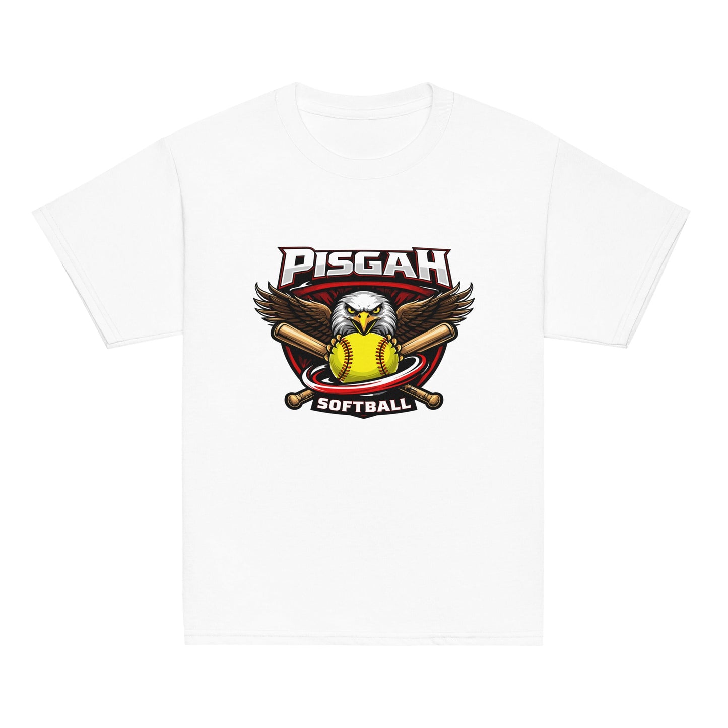 Classic | Youth T Shirt | Pisgah Rec League | Eagle Softball Logo