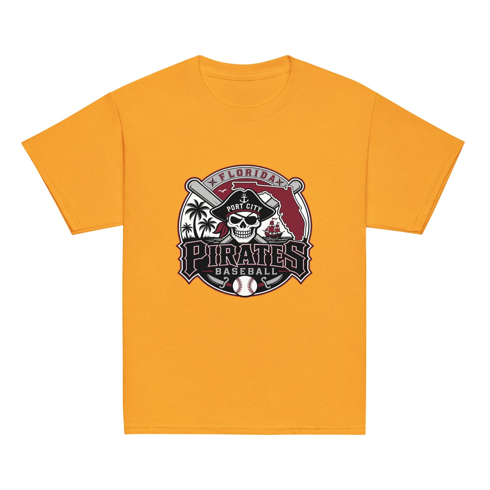 Classic | Youth T Shirt | Port City Pirates | Emblem Logo