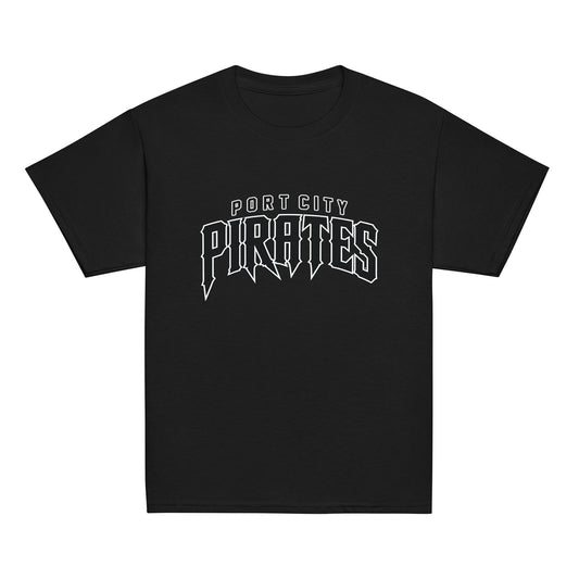 Classic | Youth T Shirt | Port City Pirates | Script Logo