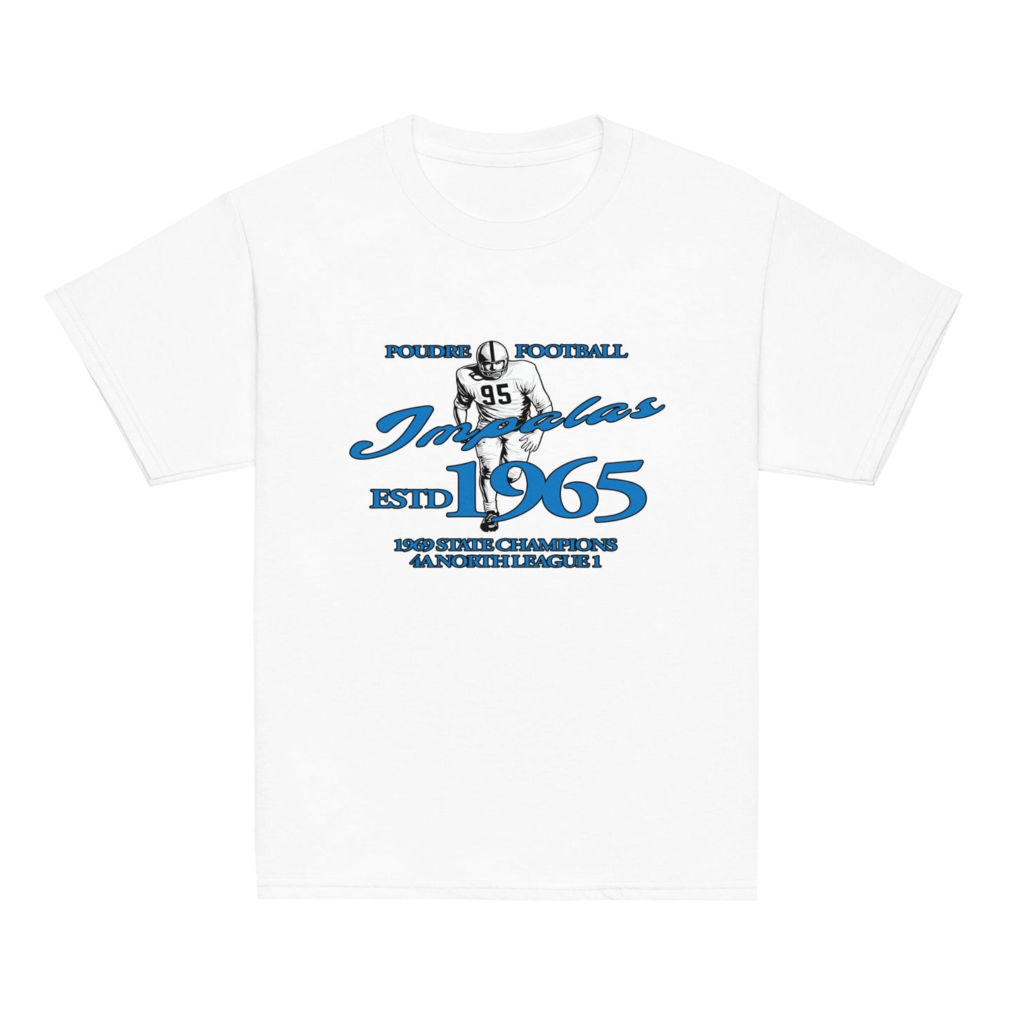 Classic | Youth T Shirt | Poudre Football | Dynasty Athletics Logo