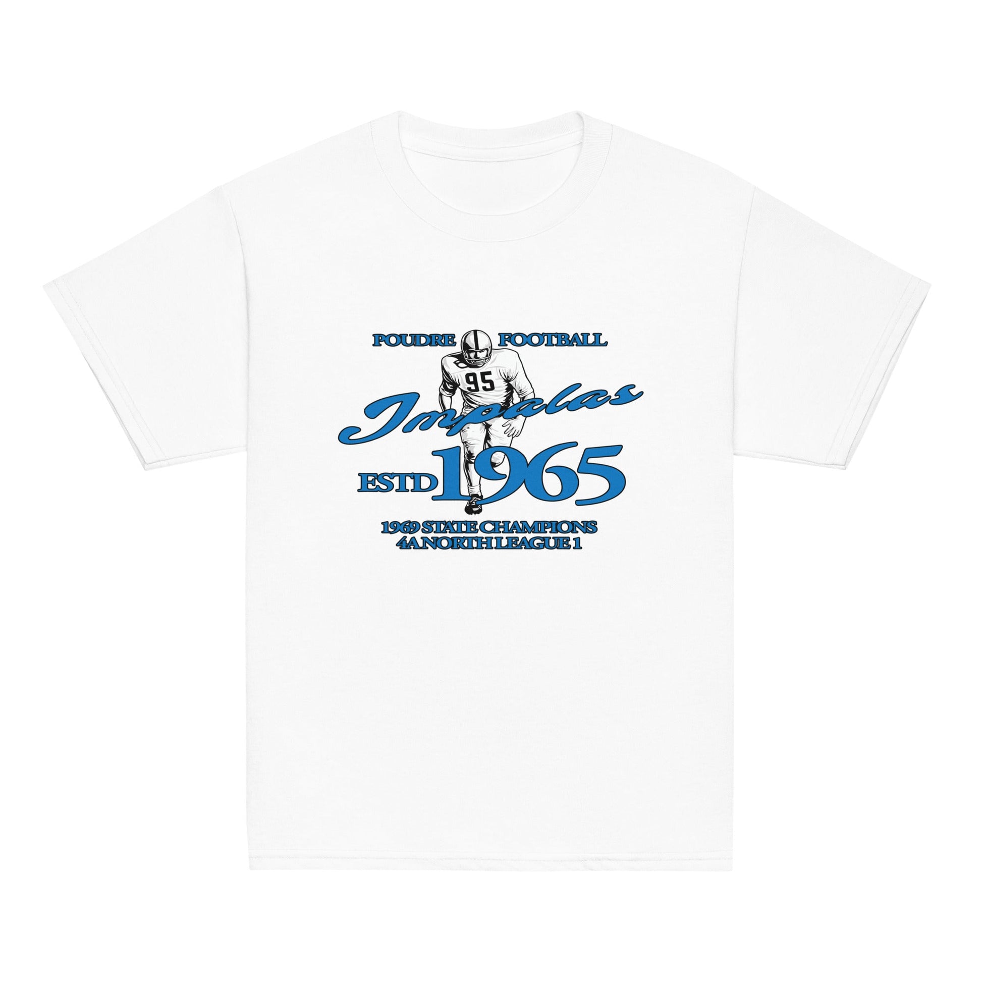 Classic | Youth T Shirt | Poudre Football | Dynasty Athletics Logo