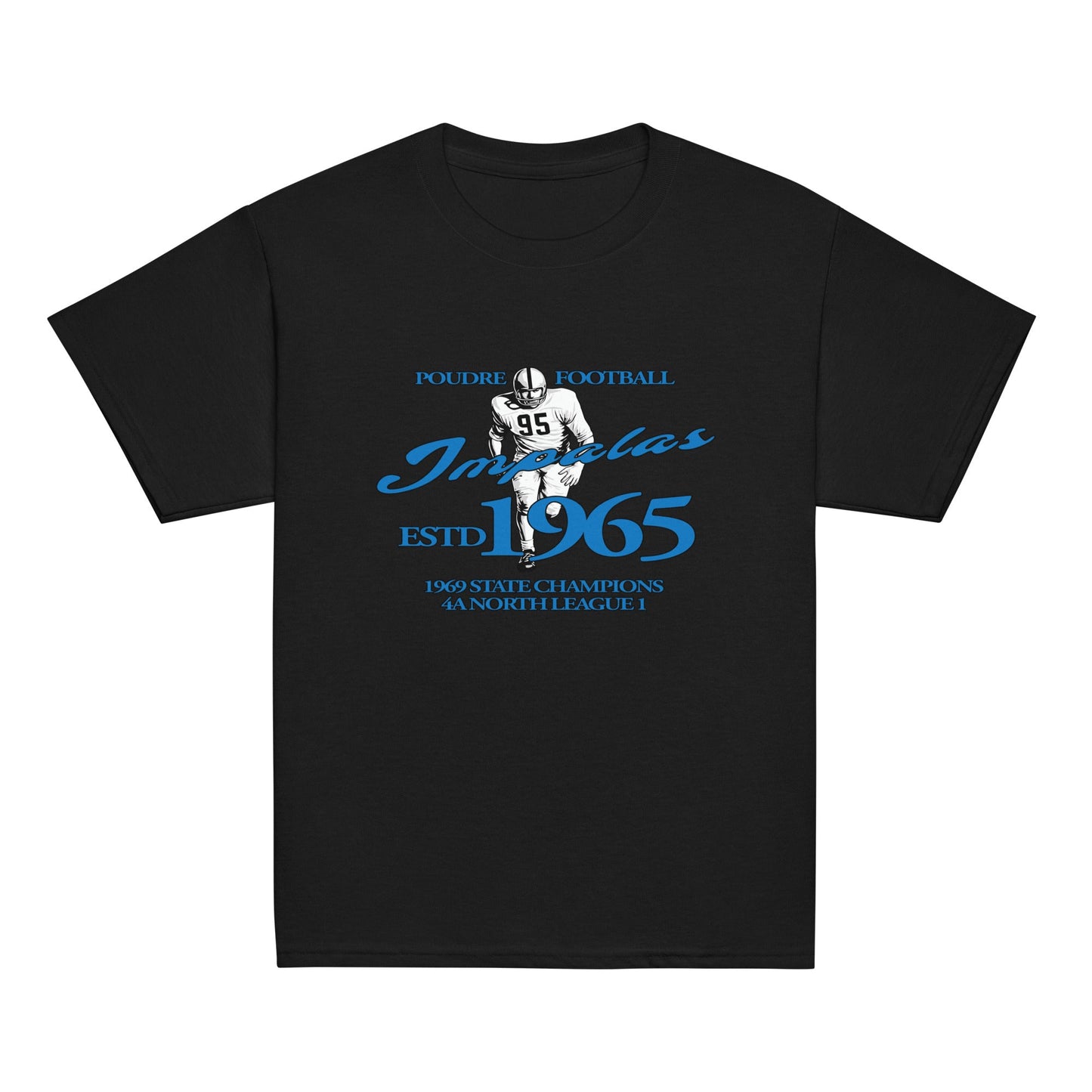 Classic | Youth T Shirt | Poudre Football | Dynasty Athletics Logo