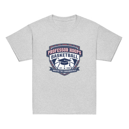 Classic | Youth T Shirt | Professor Hoops Basketball | Crest Logo