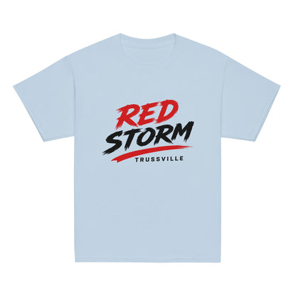 Classic | Youth T Shirt | Red Storm | Modern Script Logo