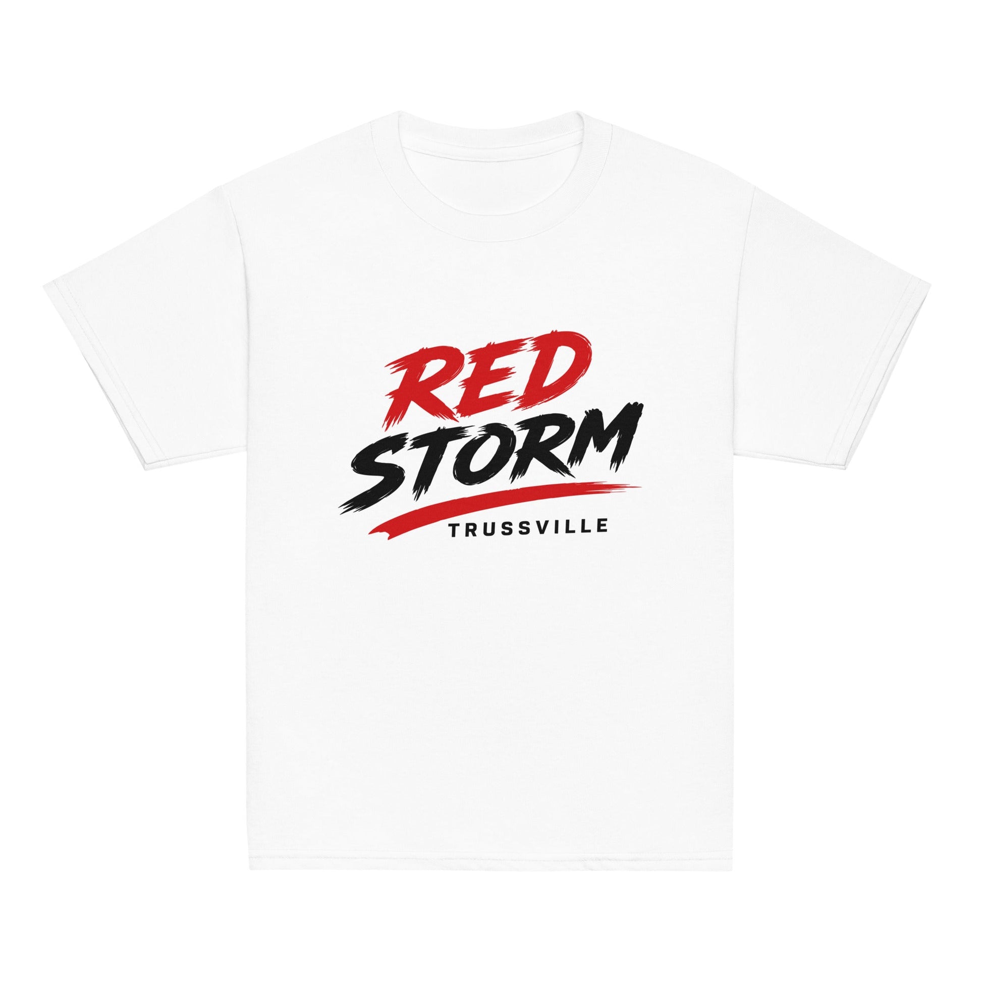 Classic | Youth T Shirt | Red Storm | Modern Script Logo
