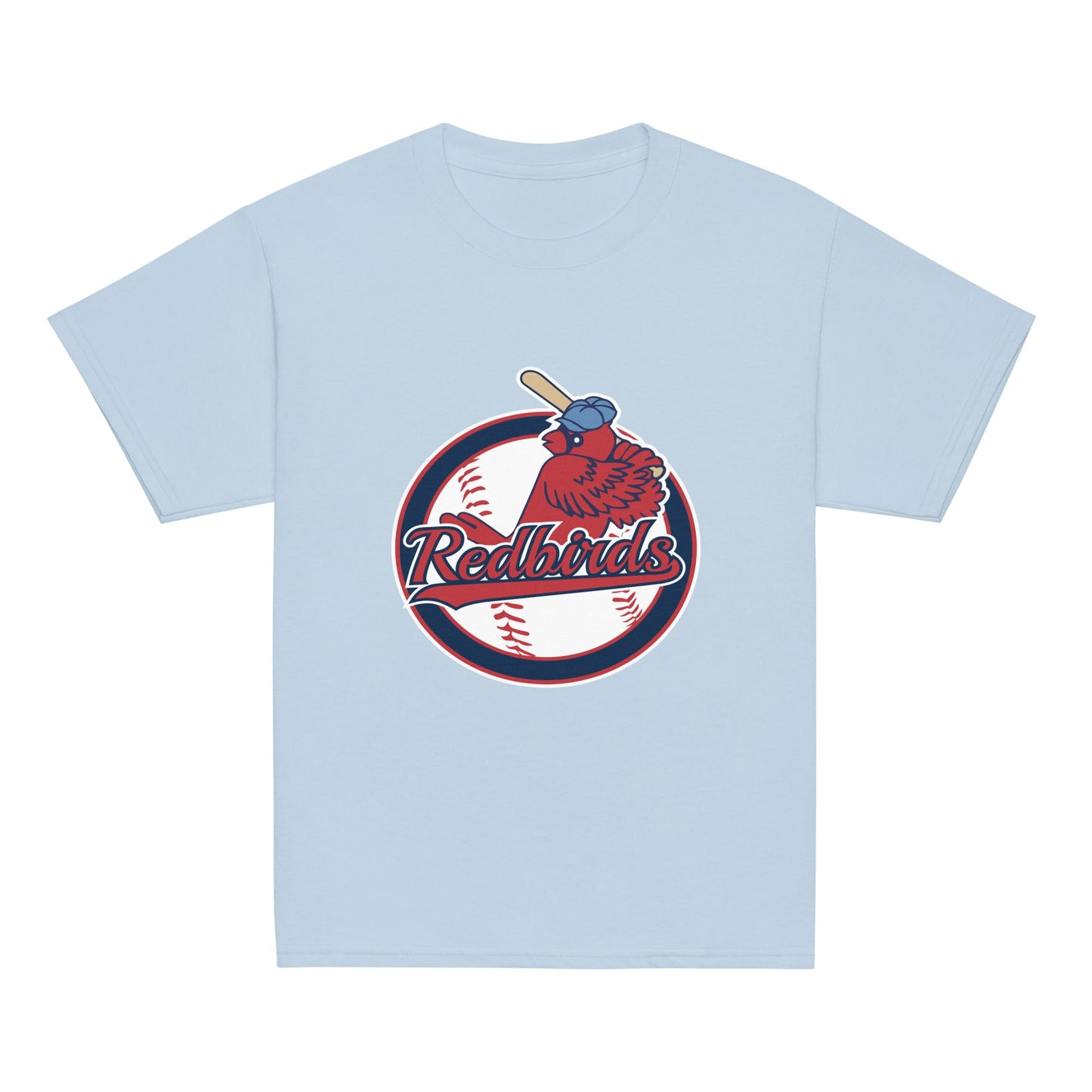Classic | Youth T Shirt | Redbirds | Vintage Badge Logo