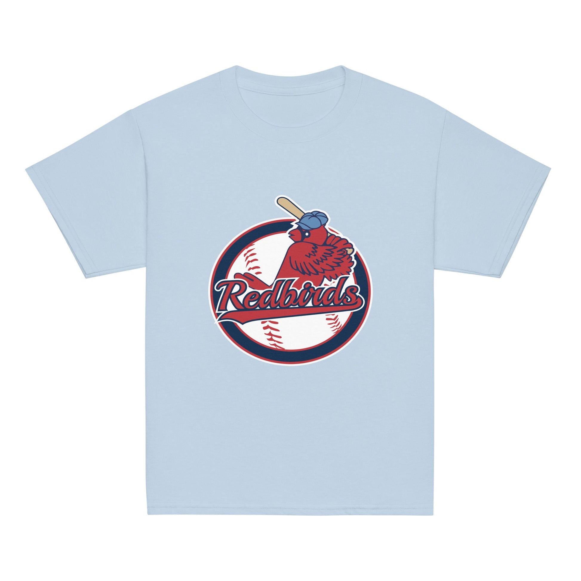 Classic | Youth T Shirt | Redbirds | Vintage Badge Logo