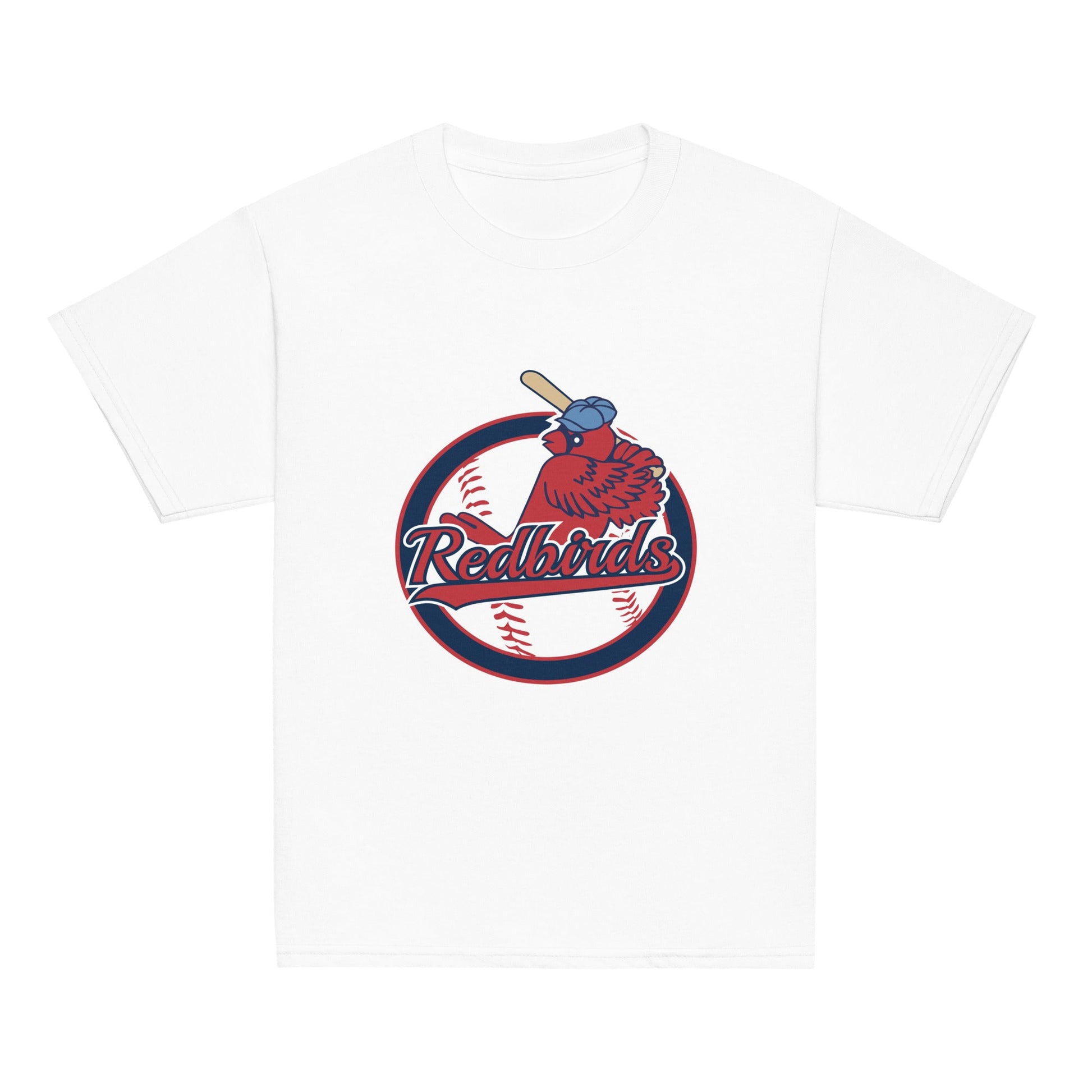 Classic | Youth T Shirt | Redbirds | Vintage Badge Logo
