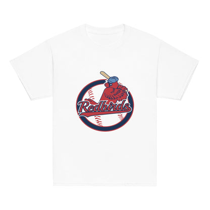 Classic | Youth T Shirt | Redbirds | Vintage Badge Logo