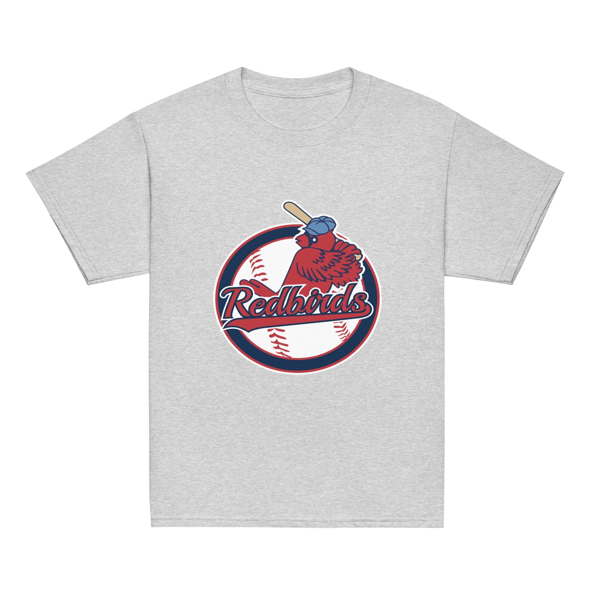Classic | Youth T Shirt | Redbirds | Vintage Badge Logo