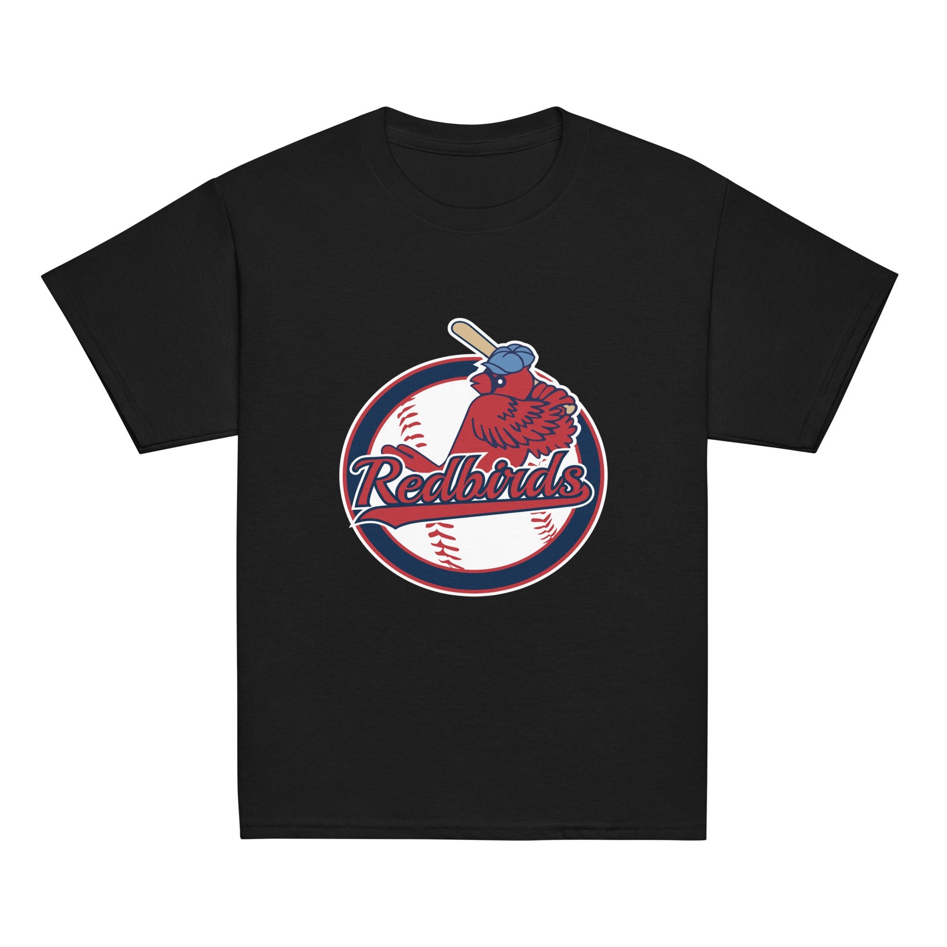 Classic | Youth T Shirt | Redbirds | Vintage Badge Logo