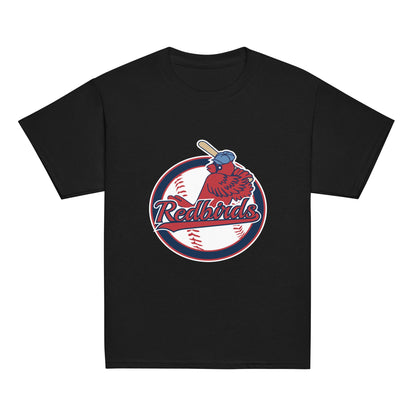 Classic | Youth T Shirt | Redbirds | Vintage Badge Logo