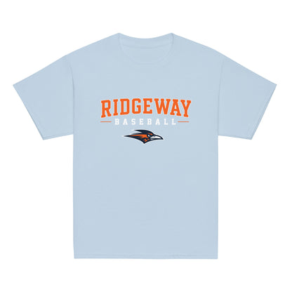 Classic | Youth T Shirt | Ridgeway High School Baseball | Emblem Logo