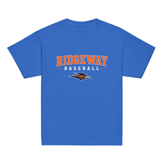 Classic | Youth T Shirt | Ridgeway High School Baseball | Emblem Logo