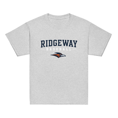 Classic | Youth T Shirt | Ridgeway High School Baseball | Modern Script Logo