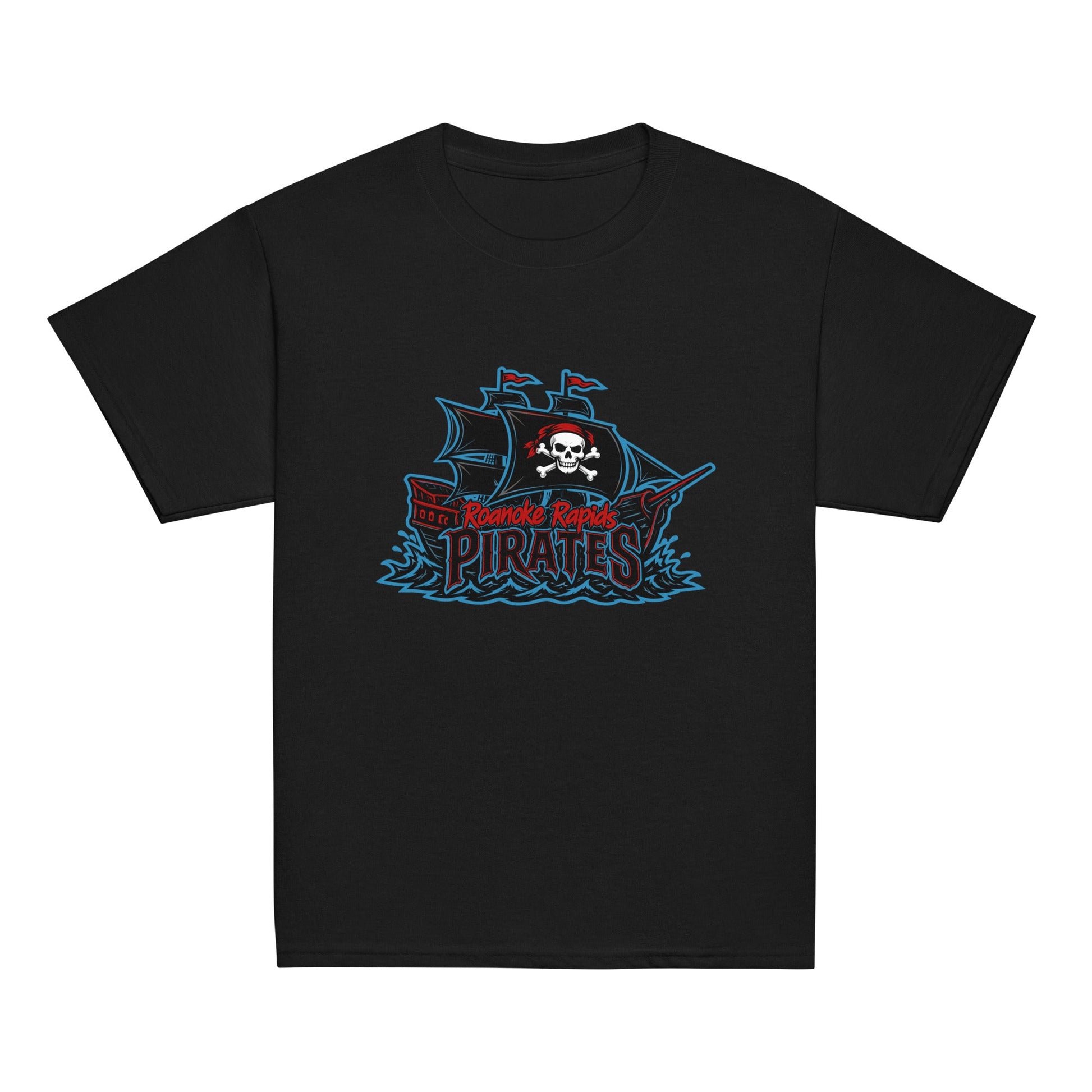 Classic | Youth T Shirt | Roanoke Rapids Pirates | Black Sail Battlers Logo