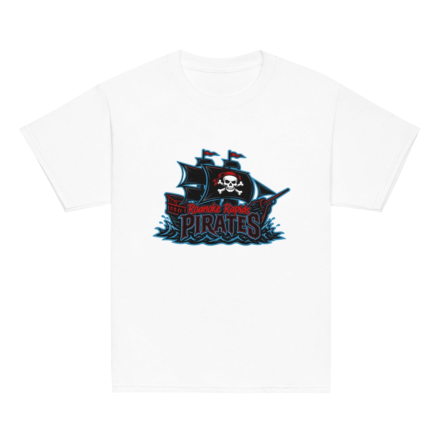 Classic | Youth T Shirt | Roanoke Rapids Pirates | Black Sail Battlers Logo