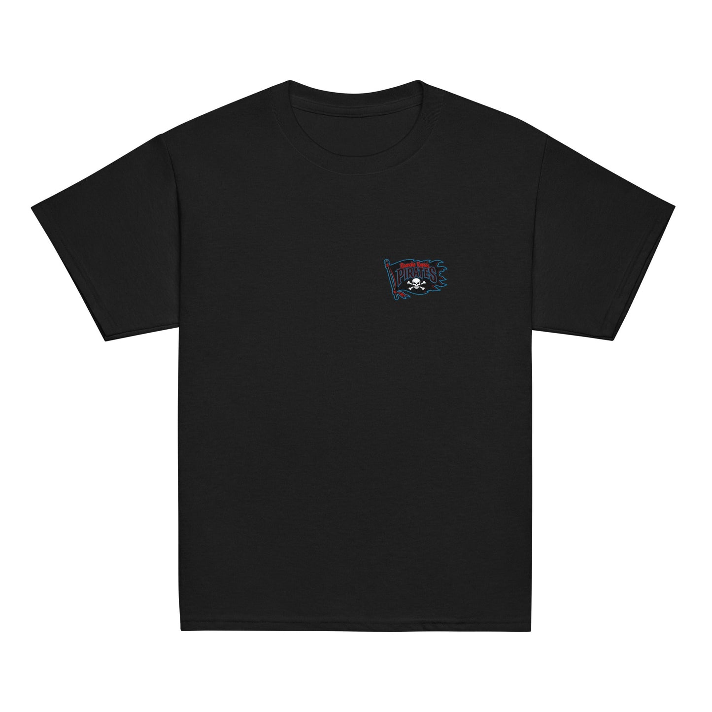 Classic | Youth T Shirt | Roanoke Rapids Pirates | Blackwave Flag Logo