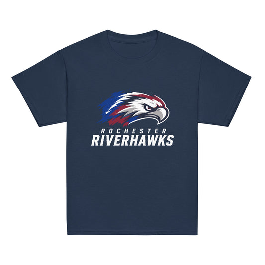 Classic | Youth T Shirt | Rochester Riverhawks | Emblem Logo