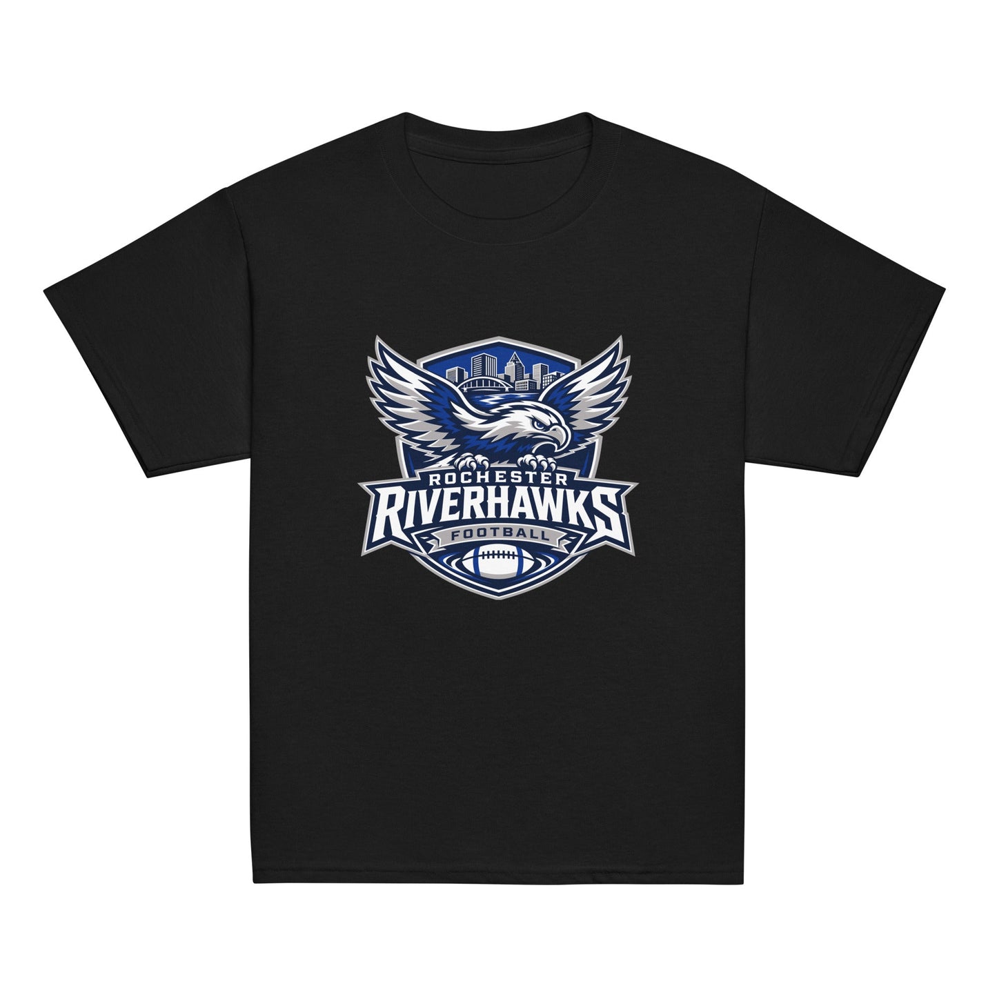 Classic | Youth T Shirt | Rochester Riverhawks | Shield Logo