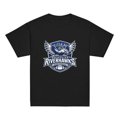 Classic | Youth T Shirt | Rochester Riverhawks | Shield Logo