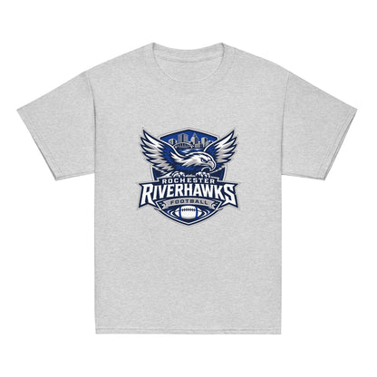 Classic | Youth T Shirt | Rochester Riverhawks | Shield Logo