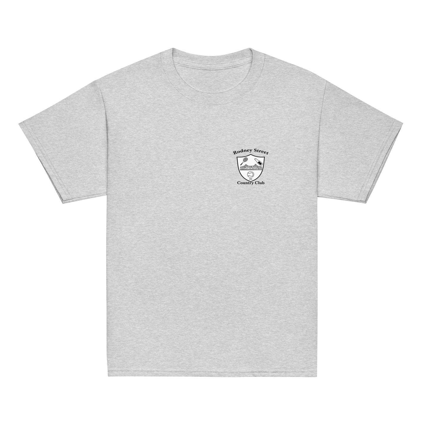 Classic | Youth T Shirt | Rodney Street CC Tennis | Alt Crest Logo