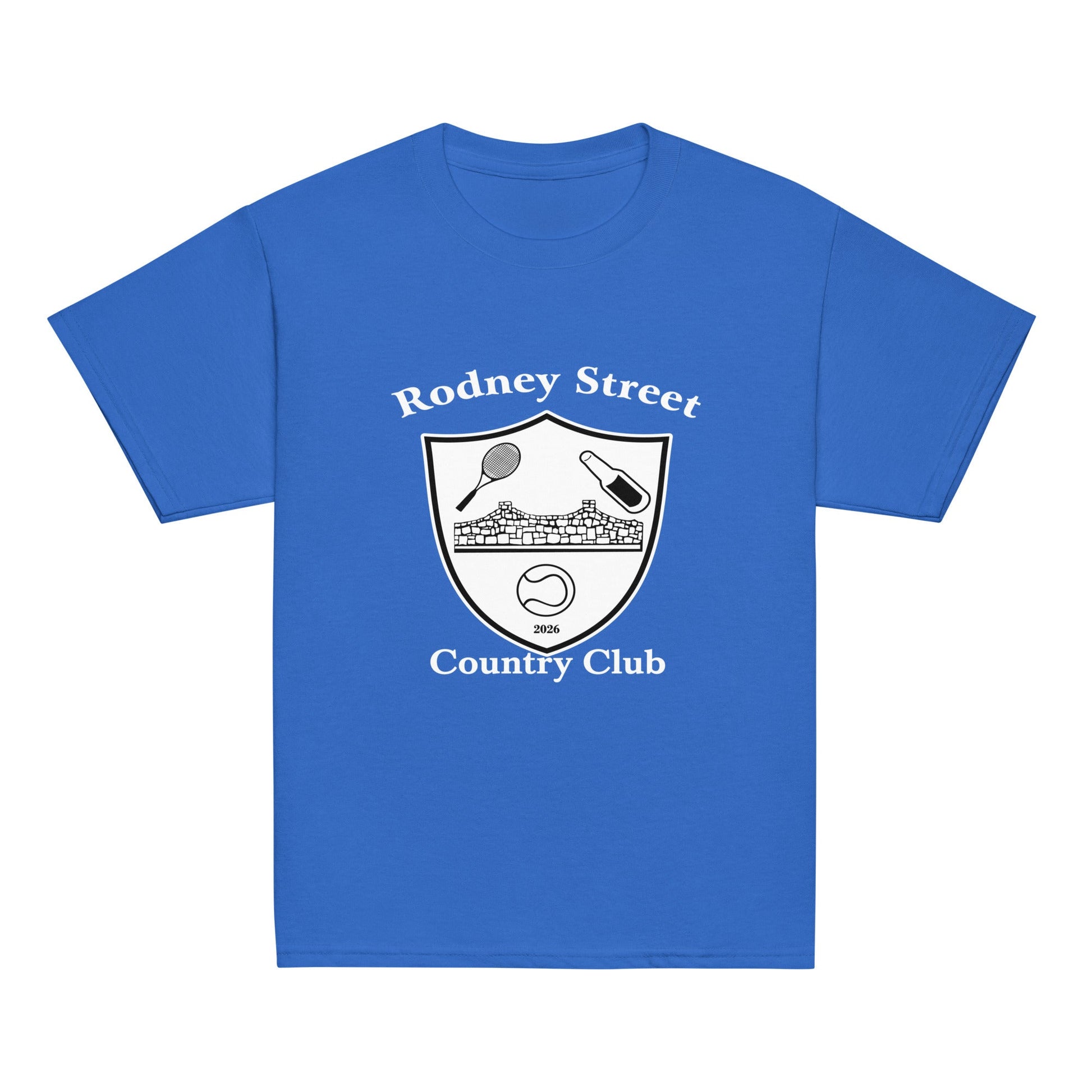 Classic | Youth T Shirt | Rodney Street CC Tennis | Crest Logo