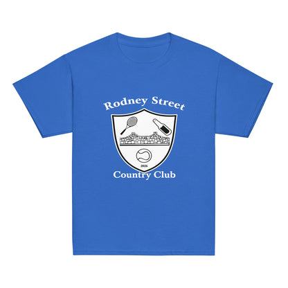 Classic | Youth T Shirt | Rodney Street CC Tennis | Crest Logo
