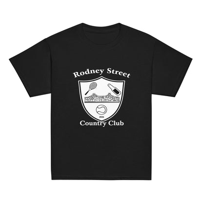 Classic | Youth T Shirt | Rodney Street CC Tennis | Crest Logo