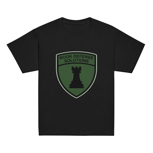 Classic | Youth T Shirt | Rook Defense Solutions | Emblem Logo