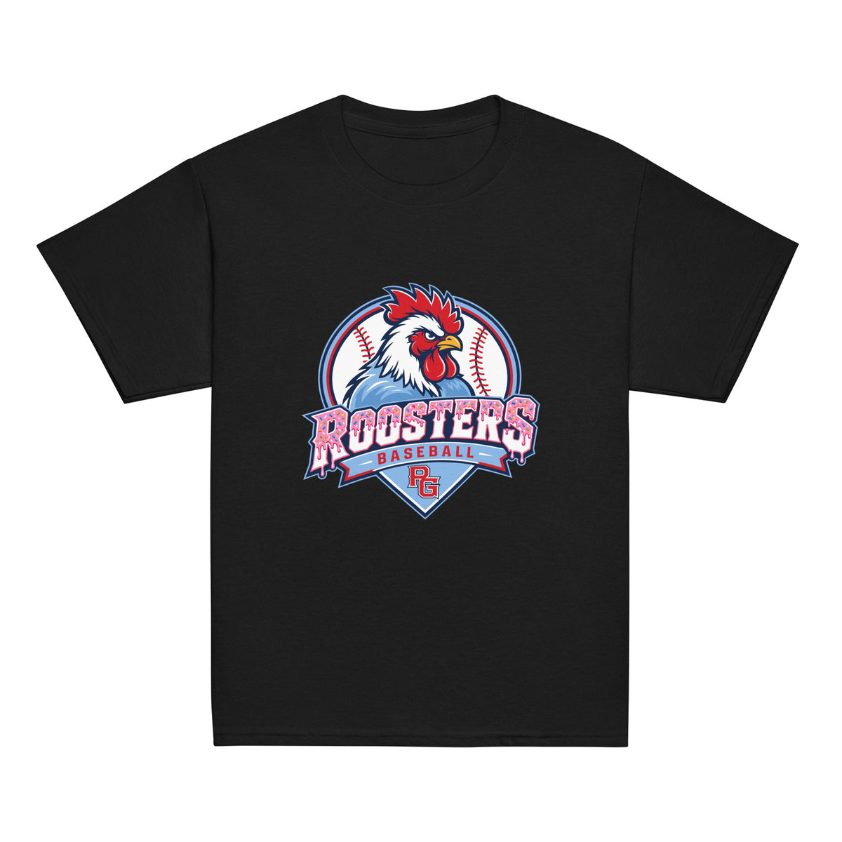 Classic | Youth T Shirt | Rooster Nation | Emblem Logo