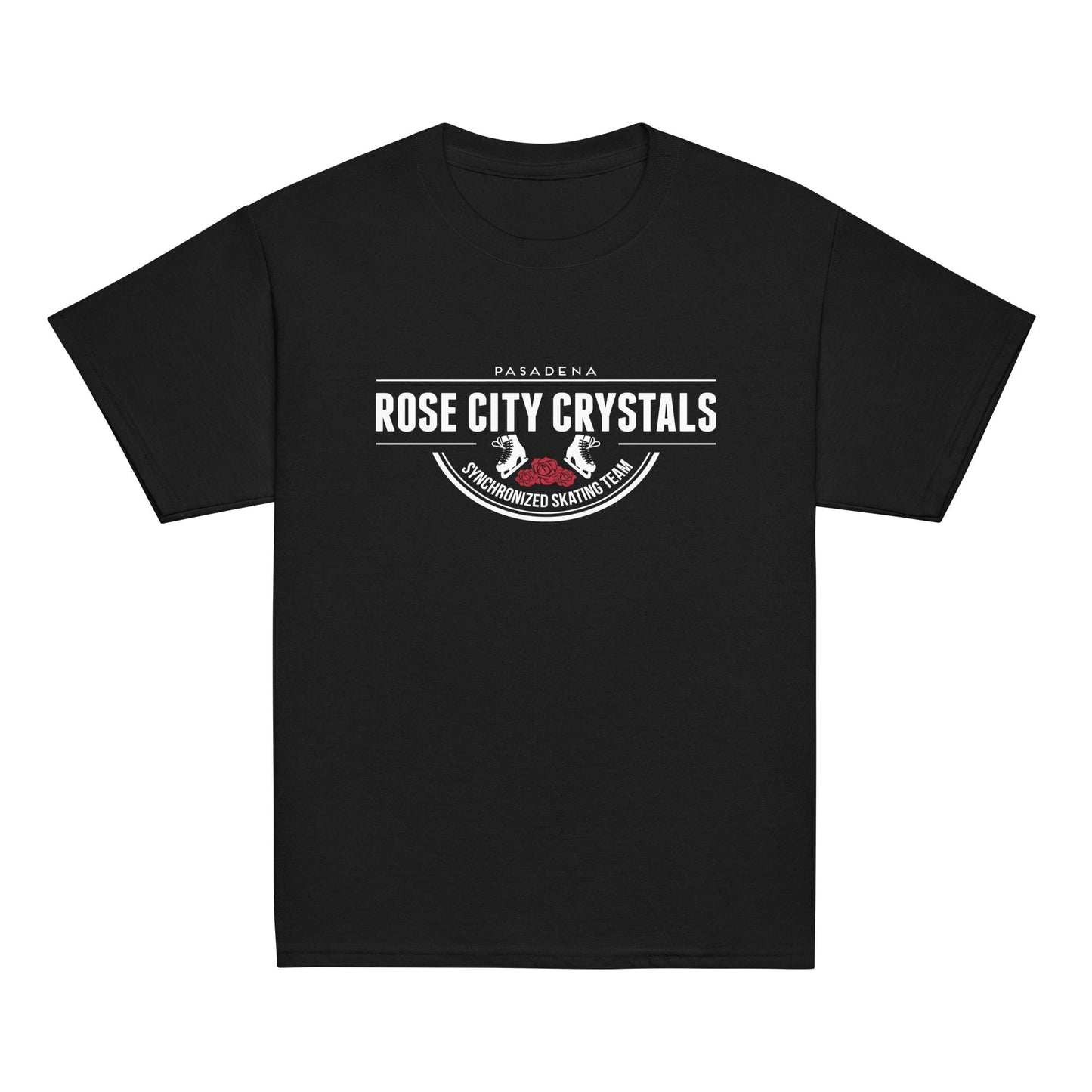 Classic | Youth T Shirt | Rose City Crystals | Script Logo