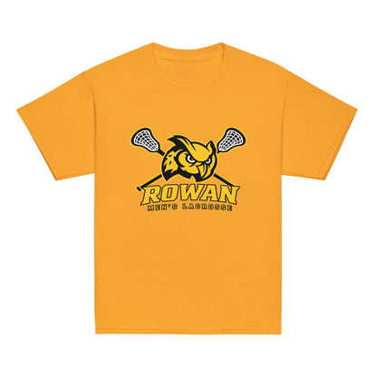 Classic | Youth T Shirt | Rowan Men’s Lacrosse | Crest Logo