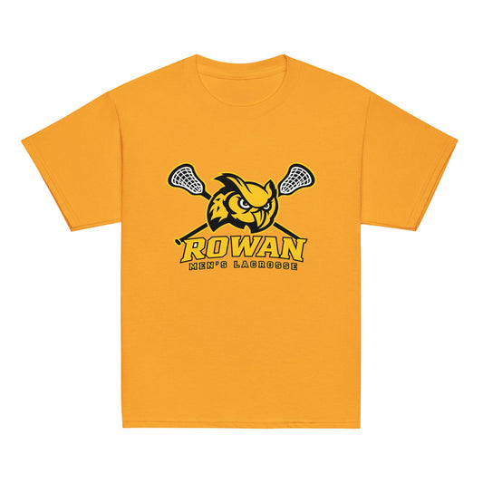Classic | Youth T Shirt | Rowan Men’s Lacrosse | Crest Logo